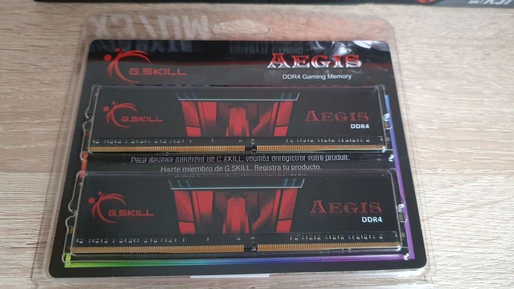 G.skill Aegis 16GB DDR4 for build gaming pc