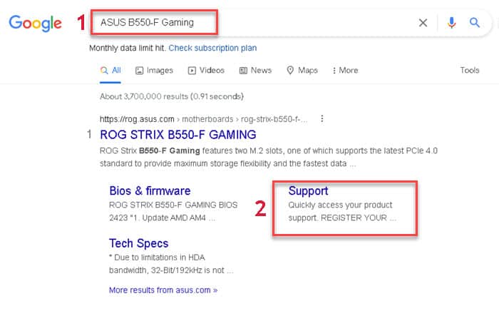 Asus B550-F Gaming Google Search