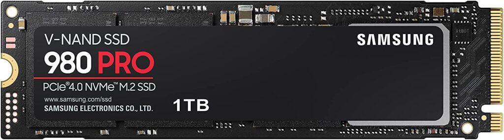 Samsung 980 PRO 1TB PCIe NVMe Gen4 Internal Gaming SSD M.2 for H510 Elite Gaming PC