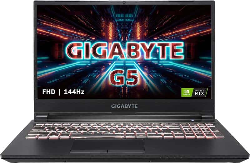 GIGABYTE G5 KC - best gaming laptop under 1000