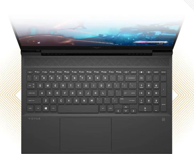 HP Victus 16 Keyboard - Best Laptop Under 800