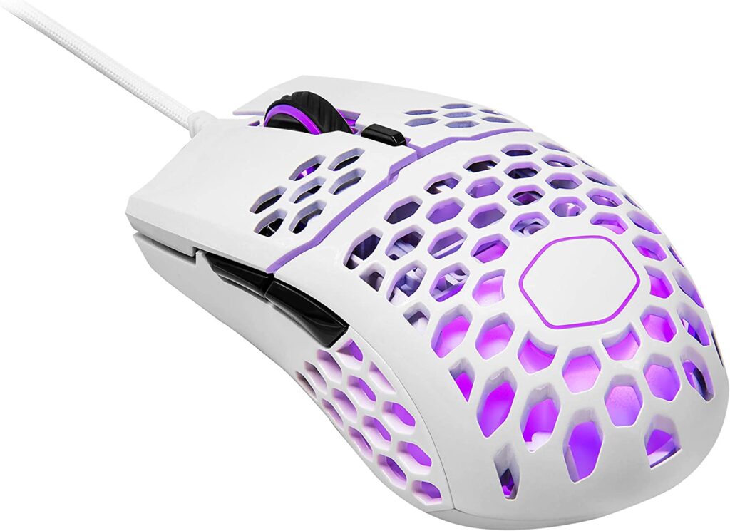 Cooler Master MM711 White Gaming Mouse