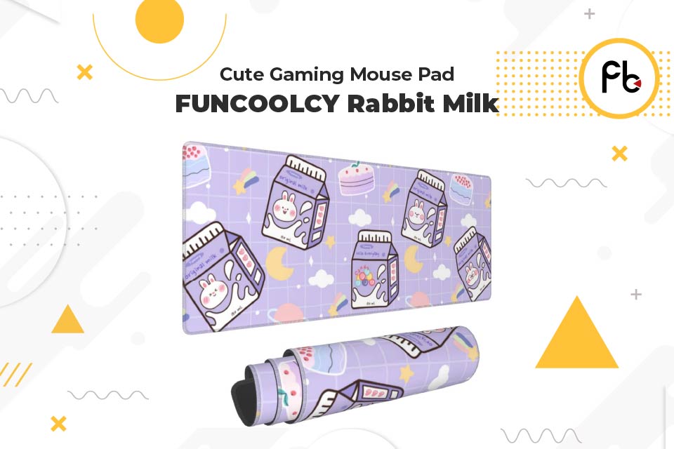 Cute-gaming-mouse-pads-FUNCOOLCY Rabbit Milk